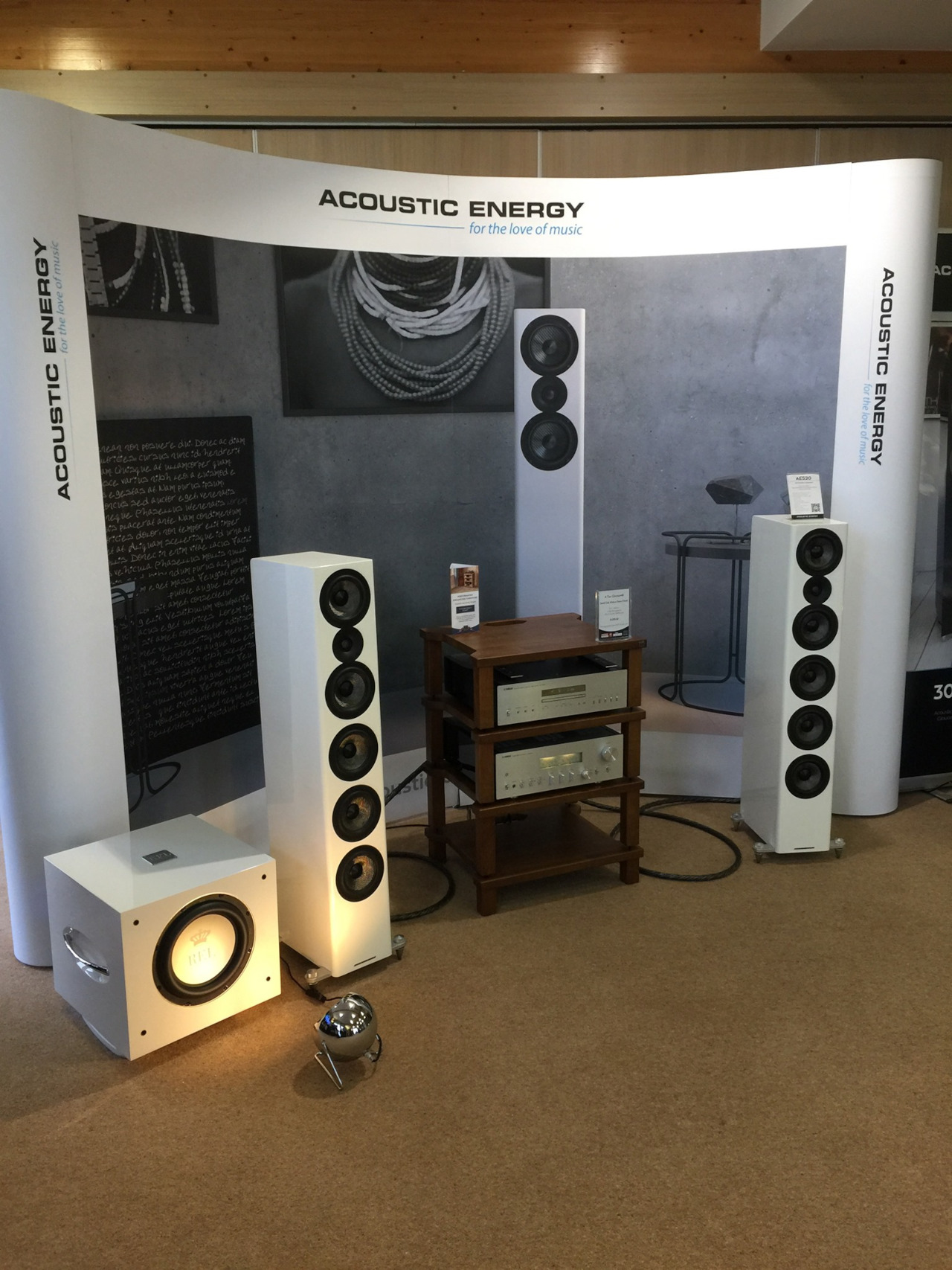 Acoustic Energy на Cornwall Hi-Fi Show