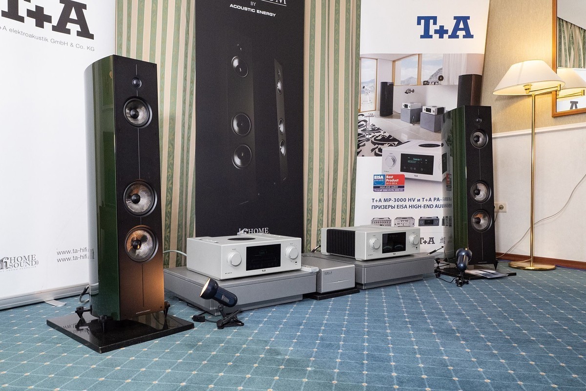 АС Acoustic Energy Corinium и компоненты Т+А High Voltage АС Acoustic Energy Corinium и компоненты Т+А High Voltage